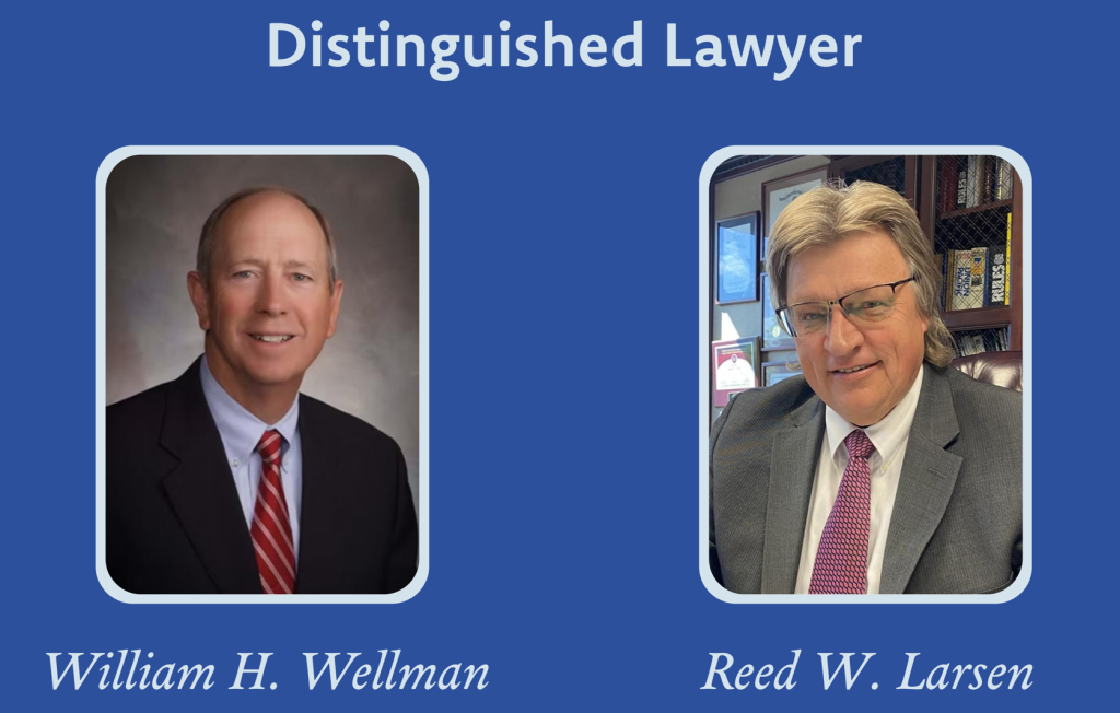 distinguished lawyer reed larsen william wellman