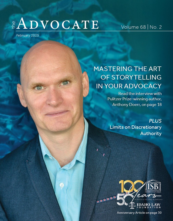 Cover of September 2024 issue of The Advocate, Background image of cows in a pasture with text that reads The Advocate, September 2024, Volume 67, No. 9, Estate Planning Essentials for Farmers & Ranchers, Plus Idaho's New Agricultural Protection Act