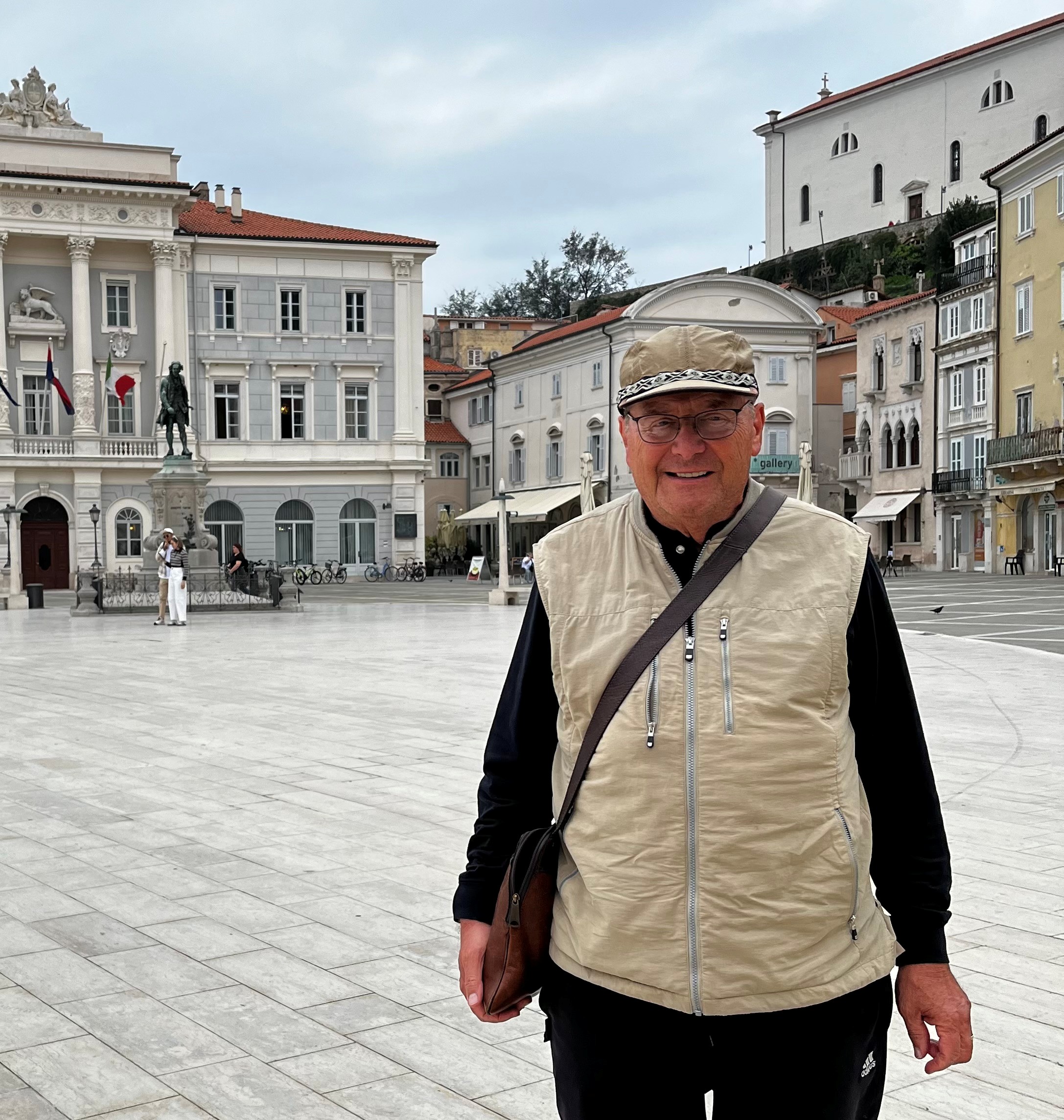 Ryan in Piran, Slovenia.