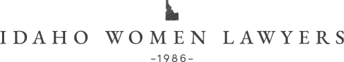 Idaho Women Lawyers 1986 logo