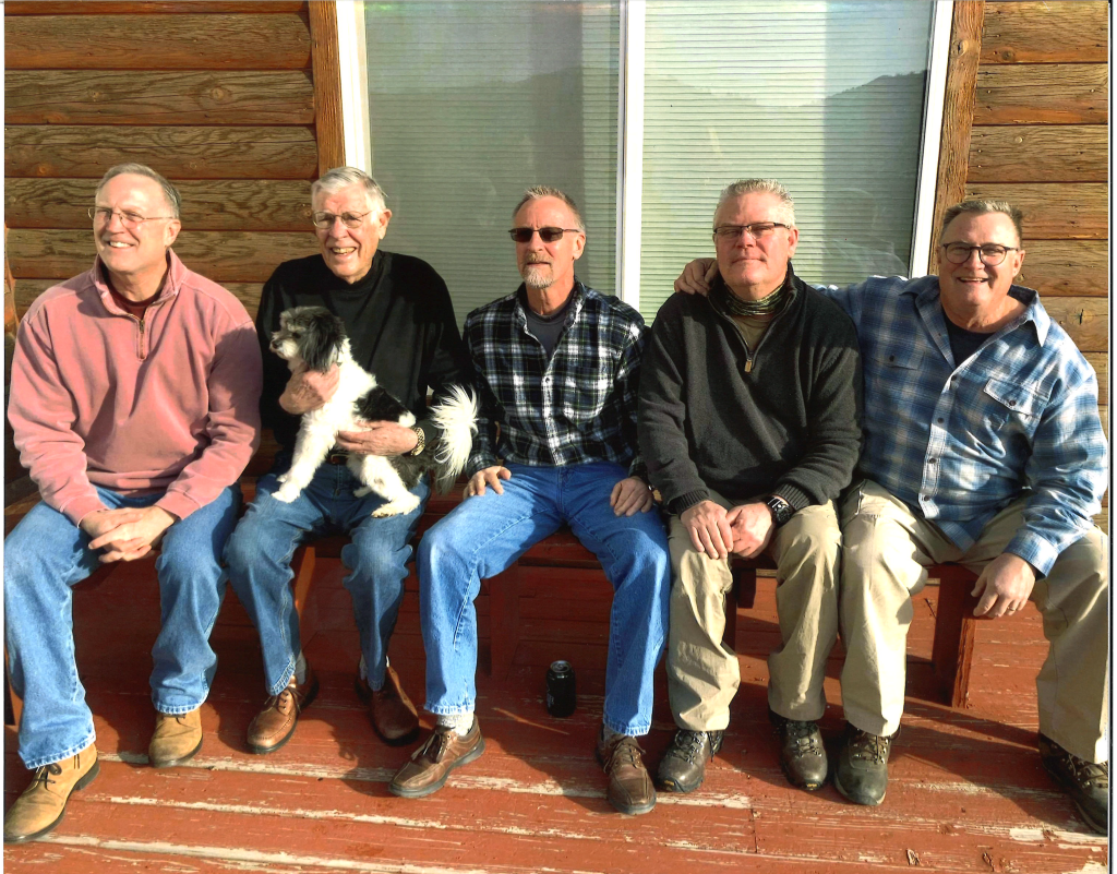 5 men outside
