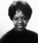 black and white image of woman smiling