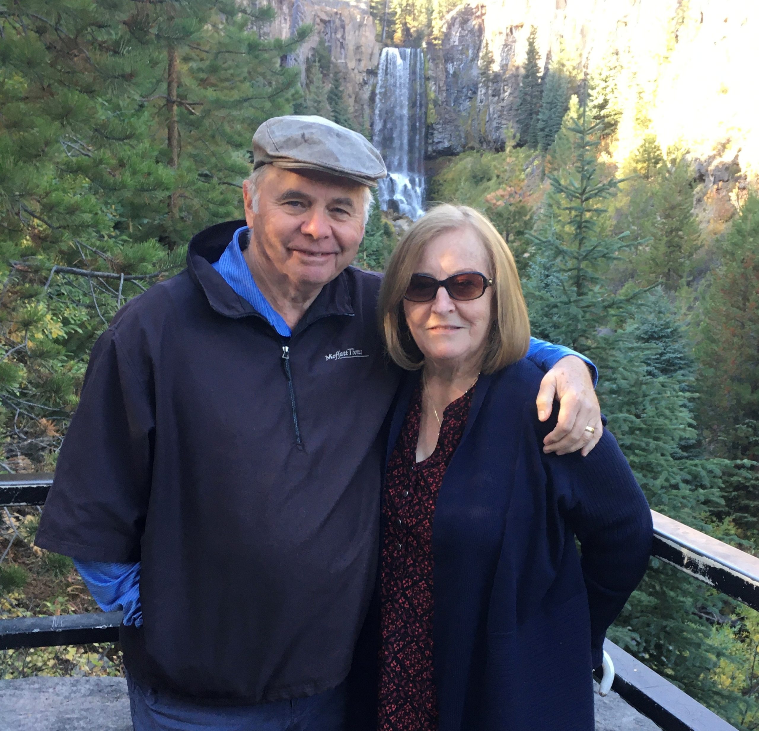 Larry Hunter with his wife, Iris.