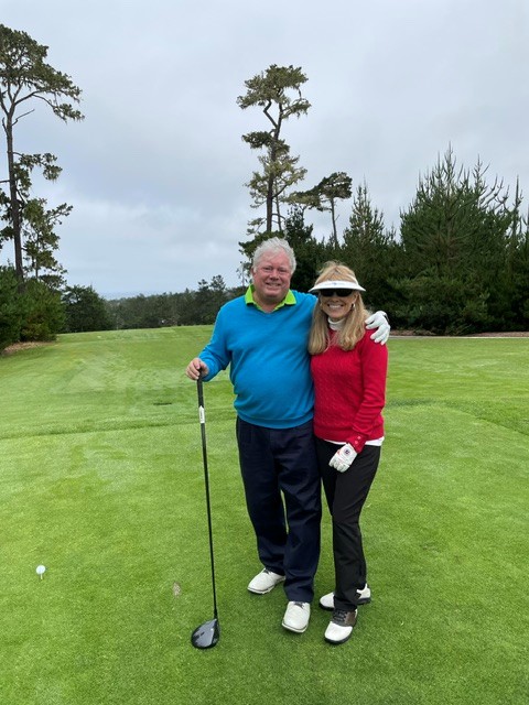  Michael Moore and his wife, Cathie.