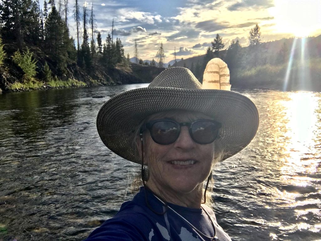 photo of molly o'leary outside by river