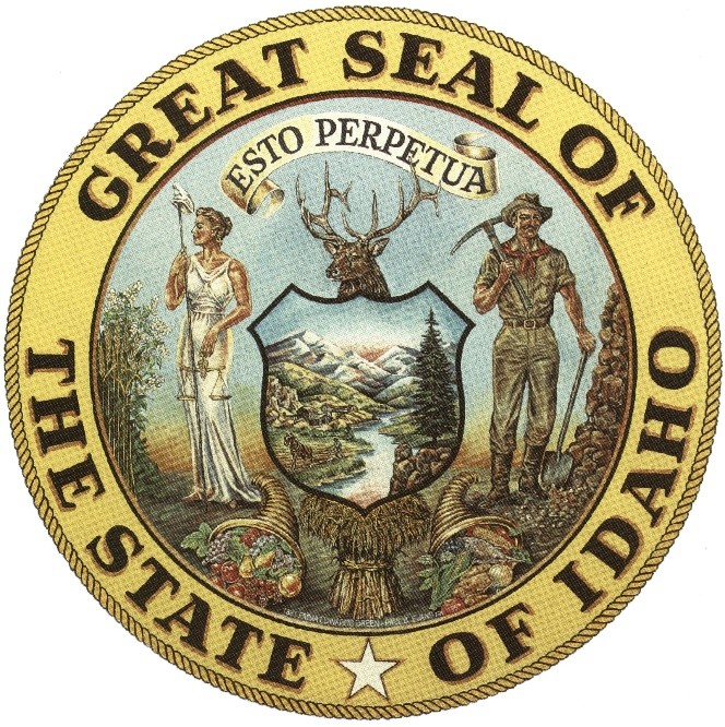 seal of the great state of idaho