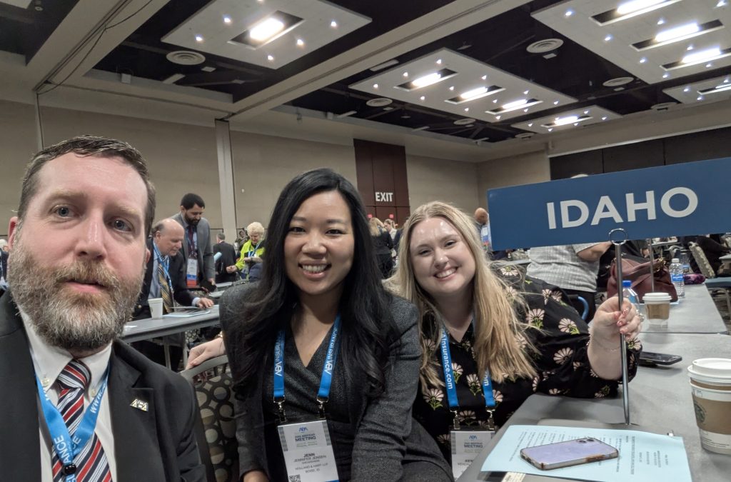 idaho delagates inside conference room