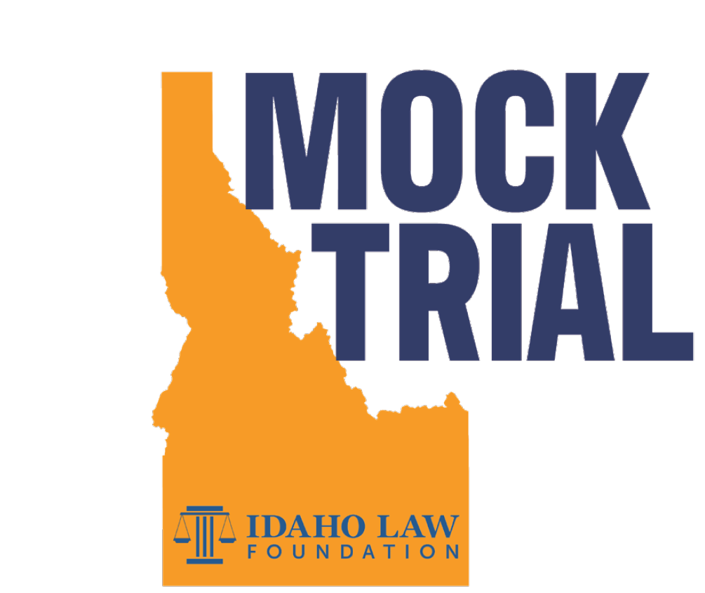 Mock Trial Logo by the Idaho Law Foundation