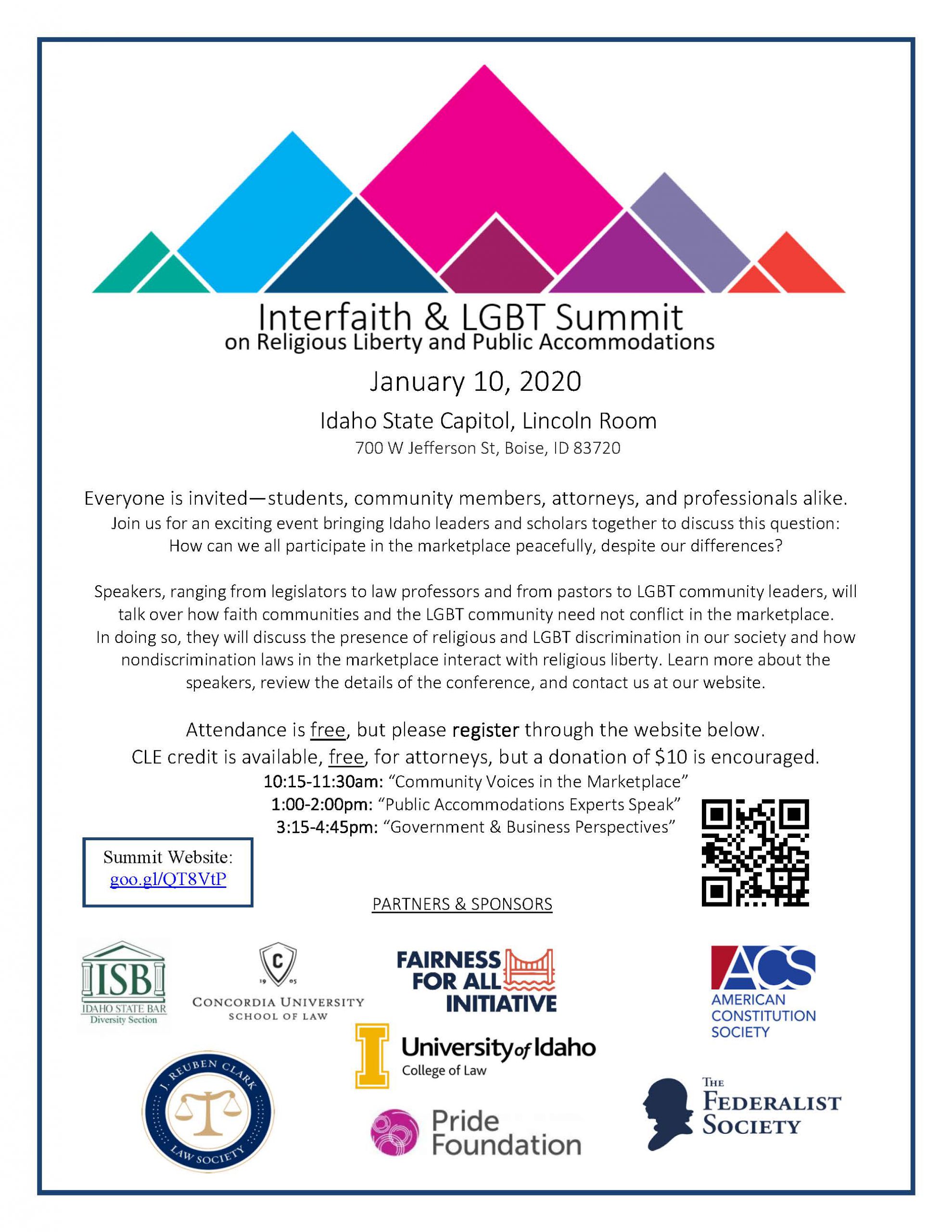 Interfaith & LGBT Summit on Religious Liberty and Public